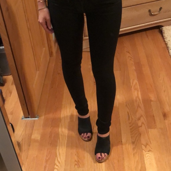 Hudson black coated skinny jeans - Picture 2 of 4